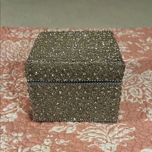 Sparkling Silver Jewelry/Trinket Box